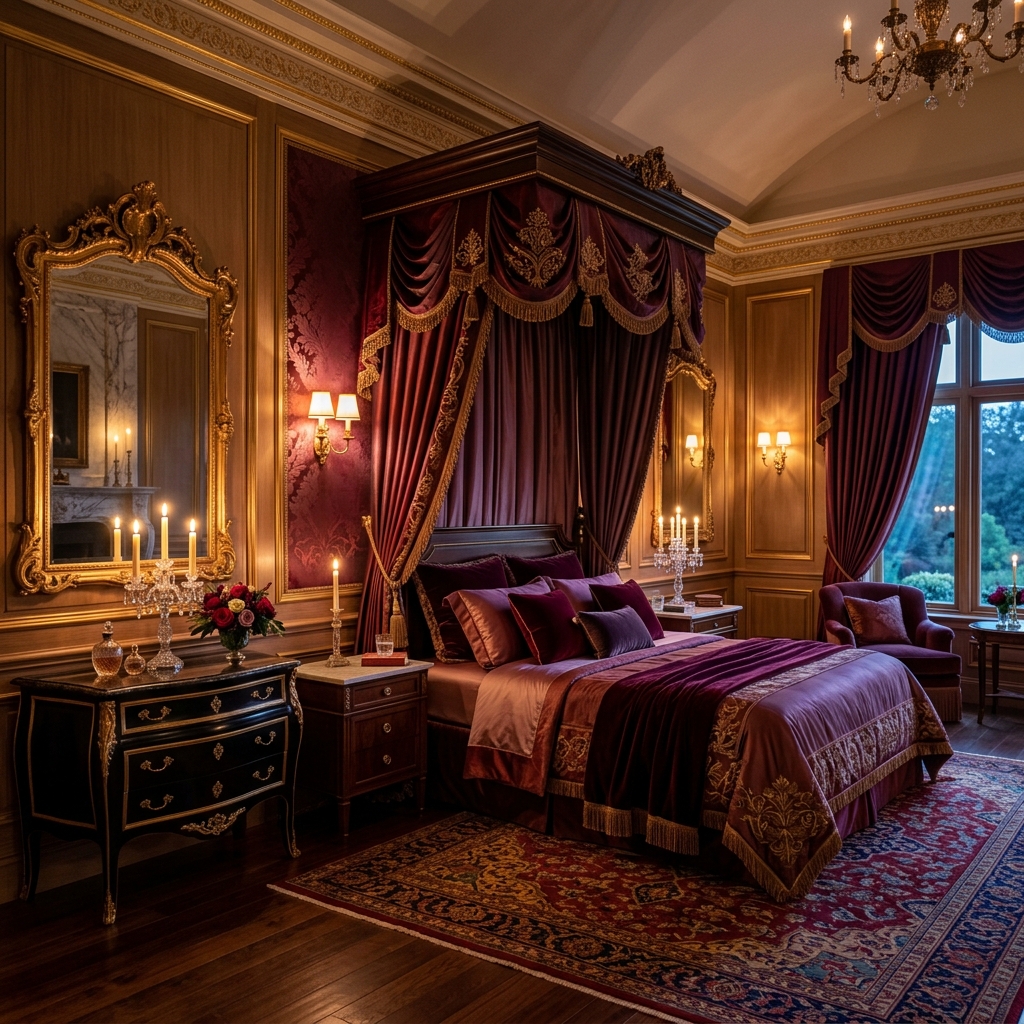 Luxury bedroom by Awesome Interiors